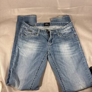 EXPRESS WOMENS BEDROCK Jeans Size 4R CC1